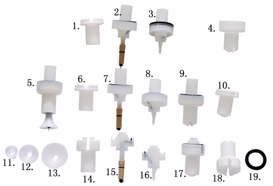 Ersatzteile für Pulverpistolen (Ersatz), kein OEM-Teil, kompatibel mit bestimmten Gema-Produkten